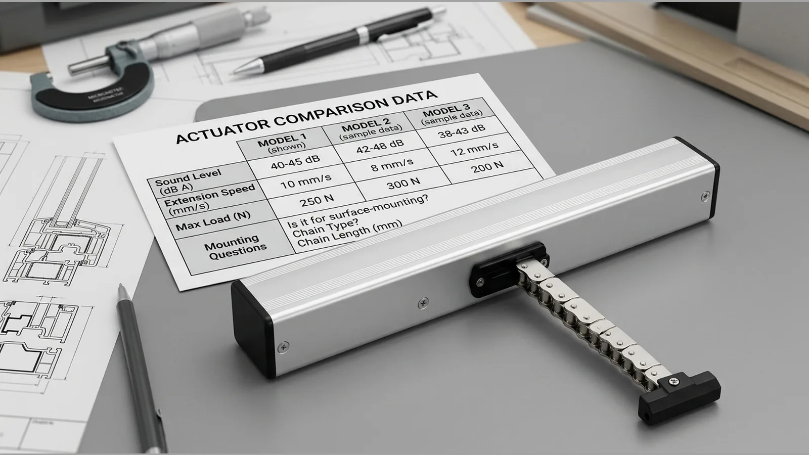 Quiet window actuator buying checklist